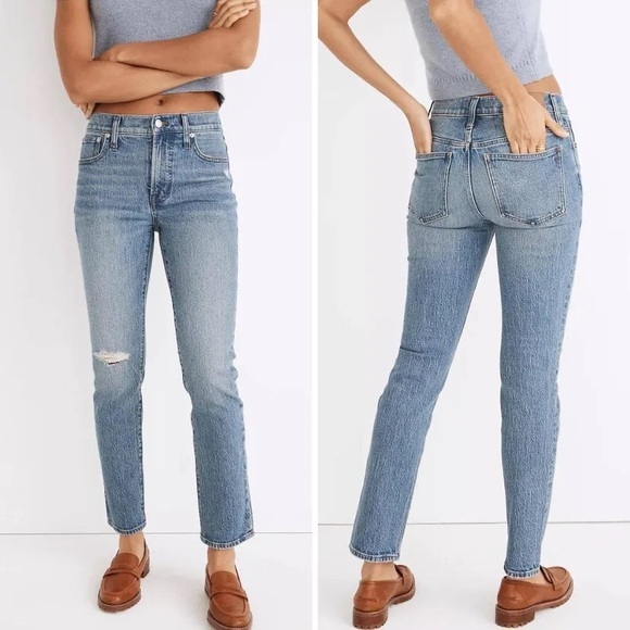 Madewell Denim - Madewell Mid-Rise Perfect Vintage Jean in Ainsdale Wash Size 25